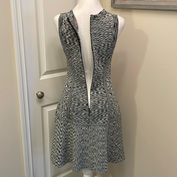 Lela Rose Black and White Patterned Dress - Picture 6 of 16